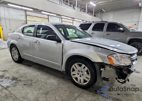 2012 Dodge Avenger Se из США, поврежденный, VIN 1C3CDZAB3CN259115